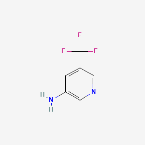 5-(Trifluoromethyl)pyridin-3-amine chemical structure (CAS 112110-07-3)