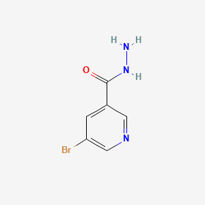 5-Bromonicotinohydrazide chemical structure (CAS 112193-41-6)