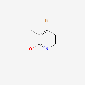 4-Bromo-2-methoxy-3-methylpyridine chemical structure (CAS 112197-12-3)