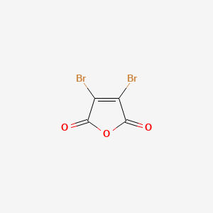 3,4-Dibromofuran-2,5-dione chemical structure (CAS 1122-12-9)