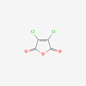 2,3-Dichloromaleic anhydride chemical structure (CAS 1122-17-4)