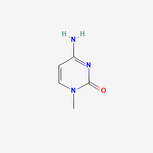 4-Amino-1-methylpyrimidin-2(1H)-one chemical structure (CAS 1122-47-0)