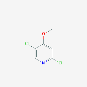 2,5-Dichloro-4-methoxypyridine chemical structure (CAS 1122090-95-2)