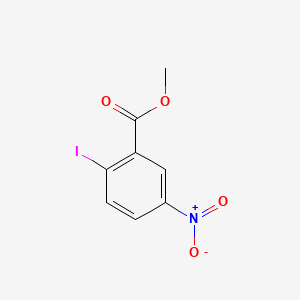 Methyl 2-iodo-5-nitrobenzoate chemical structure (CAS 112239-00-6)