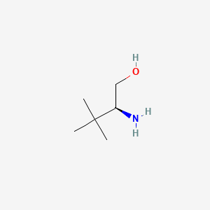 (S)-2-Amino-3,3-dimethylbutan-1-ol chemical structure (CAS 112245-13-3)