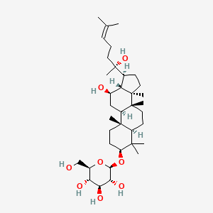 20(R)-Ginsenoside Rh2 chemical structure (CAS 112246-15-8)
