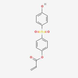 4-((4-Hydroxyphenyl)sulfonyl)phenyl acrylate chemical structure (CAS 112250-58-5)
