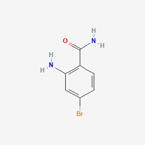 2-Amino-4-bromobenzamide chemical structure (CAS 112253-70-0)