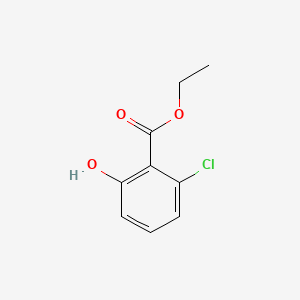 Ethyl 2-chloro-6-hydroxybenzoate chemical structure (CAS 112270-06-1)