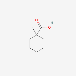 1-Methylcyclohexanecarboxylic acid chemical structure (CAS 1123-25-7)