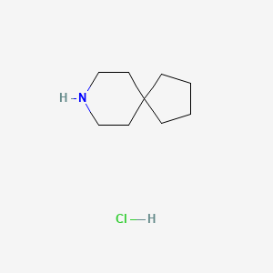 8-Azaspiro[4.5]decane hydrochloride chemical structure (CAS 1123-30-4)