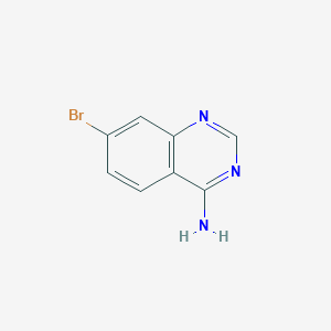 7-Bromoquinazolin-4-amine chemical structure (CAS 1123169-43-6)