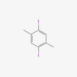 1,4-Diiodo-2,5-dimethylbenzene chemical structure (CAS 1124-08-9)