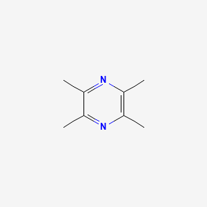 2,3,5,6-Tetramethylpyrazine chemical structure (CAS 1124-11-4)