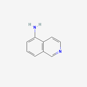 Isoquinolin-5-amine chemical structure (CAS 1125-60-6)