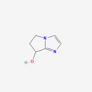6,7-Dihydro-5H-pyrrolo[1,2-a]imidazol-7-ol chemical structure (CAS 112513-79-8)