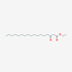 Ethyl 3-oxoheptadecanoate chemical structure (CAS 112548-17-1)