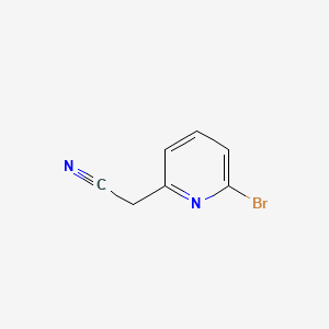 2-Bromo-6-(cyanomethyl)pyridine chemical structure (CAS 112575-11-8)