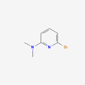 6-Bromo-N,N-dimethylpyridin-2-amine chemical structure (CAS 112575-13-0)