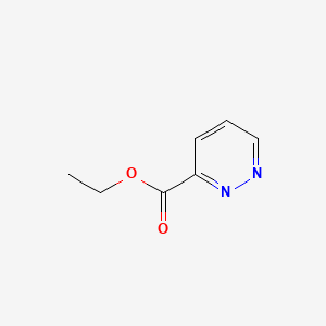 Ethyl pyridazine-3-carboxylate chemical structure (CAS 1126-10-9)