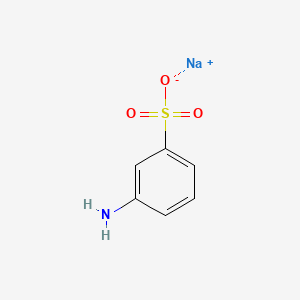 Sodium 3-aminobenzenesulfonate chemical structure (CAS 1126-34-7)