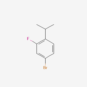 4-Bromo-2-fluoro-1-isopropylbenzene chemical structure (CAS 112611-87-7)
