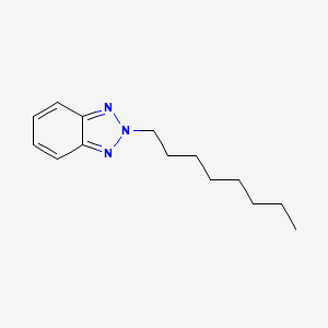 2-Octyl-2H-benzo[d][1,2,3]triazole chemical structure (CAS 112642-69-0)