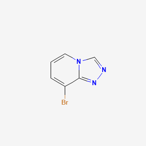 8-Bromo-[1,2,4]triazolo[4,3-a]pyridine chemical structure (CAS 1126824-74-5)
