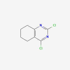 2,4-Dichloro-5,6,7,8-tetrahydroquinazoline chemical structure (CAS 1127-85-1)