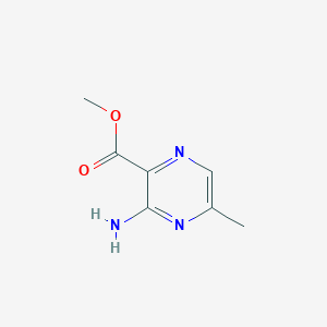 Methyl 3-amino-5-methylpyrazine-2-carboxylate chemical structure (CAS 1127-98-6)