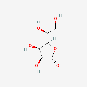 (3S,4R,5R)-5-((S)-1,2-Dihydroxyethyl)-3,4-dihydroxydihydrofuran-2(3H)-one chemical structure (CAS 1128-23-0)