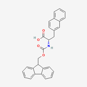 Fmoc-2-Nal-OH chemical structure (CAS 112883-43-9)