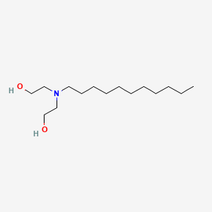 2,2'-(Undecylazanediyl)bis(ethan-1-ol) chemical structure (CAS 112919-11-6)