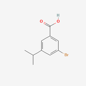 3-Bromo-5-isopropylbenzoic acid chemical structure (CAS 112930-39-9)