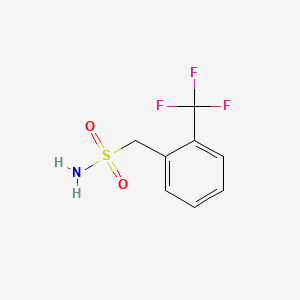 (2-(Trifluoromethyl)phenyl)methanesulfonamide chemical structure (CAS 112941-35-2)