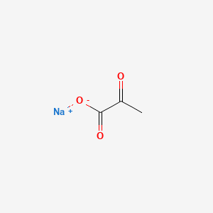 Sodium 2-oxopropanoate chemical structure (CAS 113-24-6)