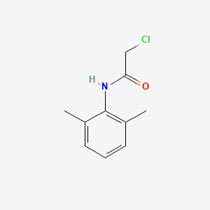 N-(2,6-Dimethylphenyl)chloroacetamide chemical structure (CAS 1131-01-7)