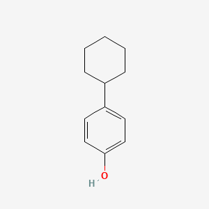 4-Cyclohexylphenol chemical structure (CAS 1131-60-8)