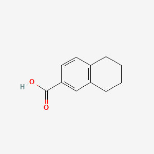 5,6,7,8-Tetrahydronaphthalene-2-carboxylic acid chemical structure (CAS 1131-63-1)