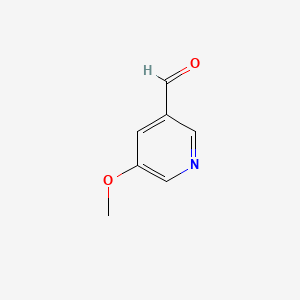 5-Methoxynicotinaldehyde chemical structure (CAS 113118-83-5)