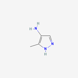 3-Methyl-1H-pyrazol-4-amine chemical structure (CAS 113140-10-6)