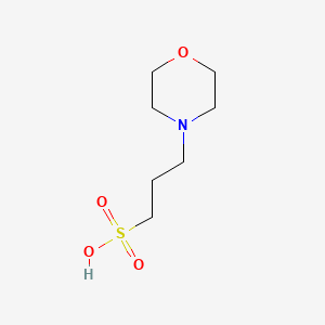3-Morpholinopropane-1-sulfonic acid chemical structure (CAS 1132-61-2)