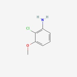 2-Chloro-3-methoxyaniline chemical structure (CAS 113206-03-4)