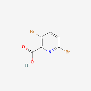 3,6-Dibromopicolinic acid chemical structure (CAS 1133116-49-0)