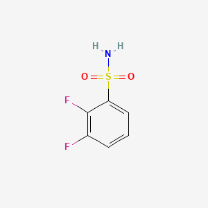 2,3-Difluorobenzene-1-sulfonamide chemical structure (CAS 1133122-99-2)
