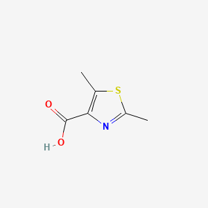 2,5-Dimethylthiazole-4-carboxylic acid chemical structure (CAS 113366-73-7)