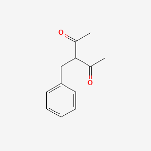 3-Benzylpentane-2,4-dione chemical structure (CAS 1134-87-8)