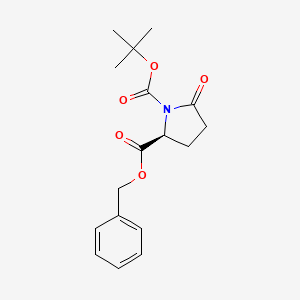 Boc-Pyr-Obzl chemical structure (CAS 113400-36-5)