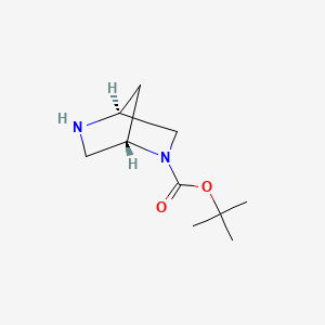 (1S,4S)-2-Boc-2,5-diazabicyclo[2.2.1]heptane chemical structure (CAS 113451-59-5)