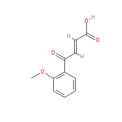 (E)-4-(2-Methoxyphenyl)-4-oxobut-2-enoic acid chemical structure (CAS 113485-42-0)